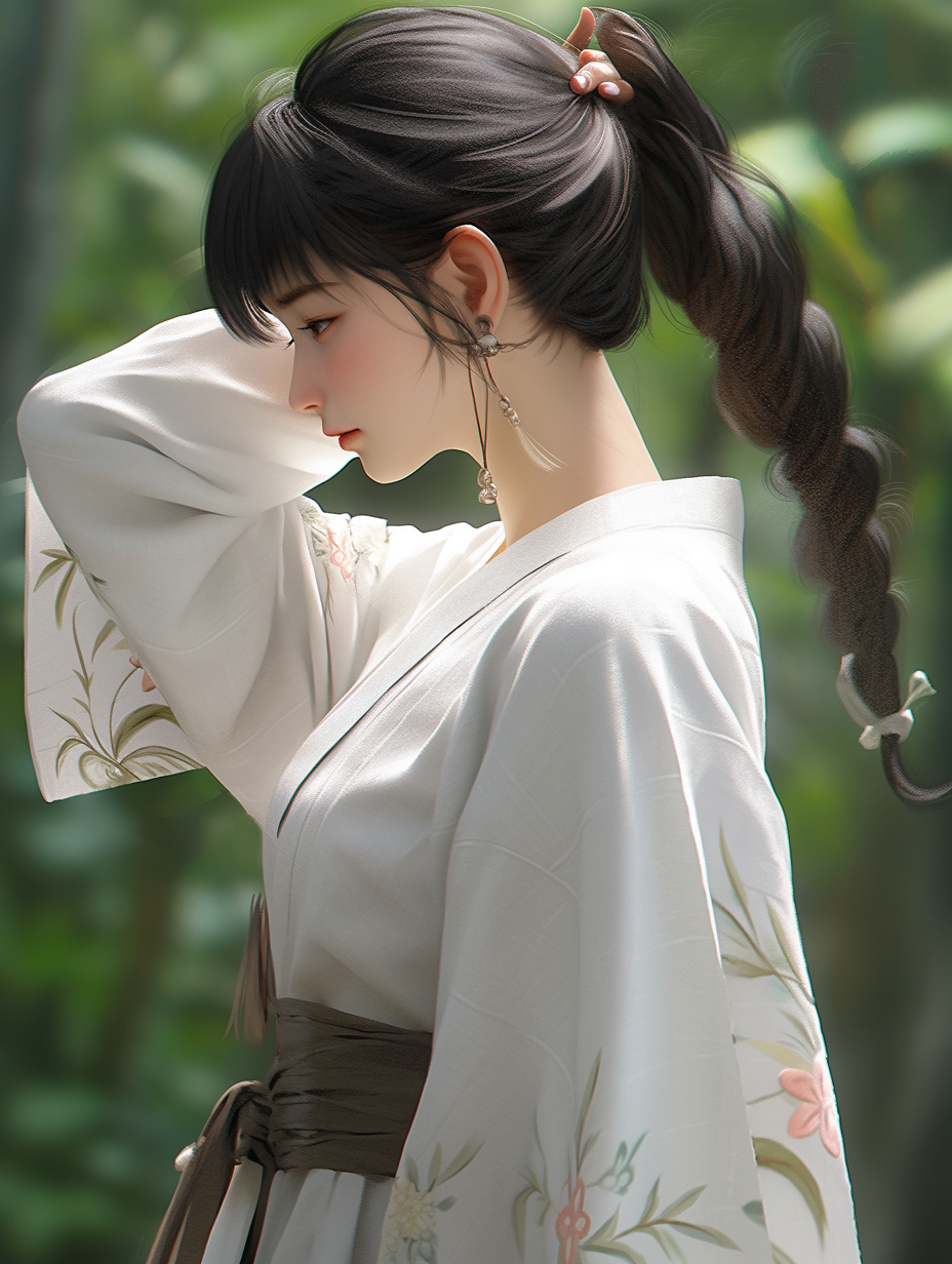 3d古风女孩图片免费下载