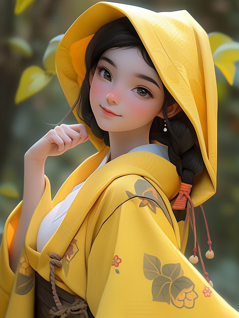 3d古风女孩图片免费下载